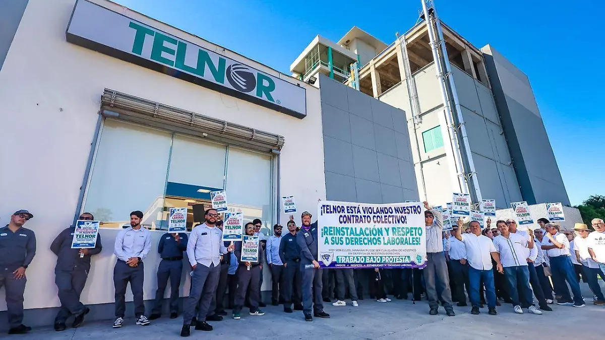 TRABAJADORES DE TELNOR EXIGEN REINSTALACIÓN TRAS DESPIDOS INJUSTIFICADOS
